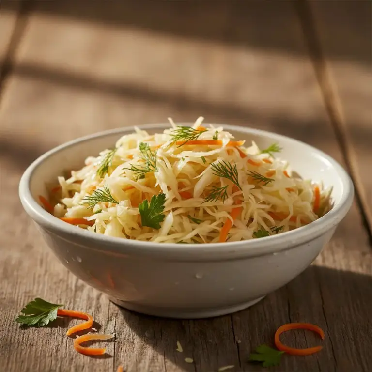 Surówka Z Kiszonej Kapusty