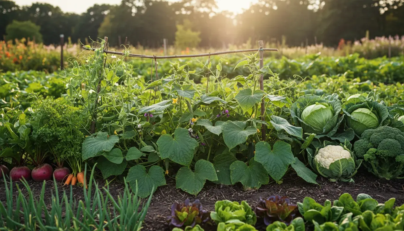 Jakie warzywa towarzyszące wspierają rozwój ogórków?