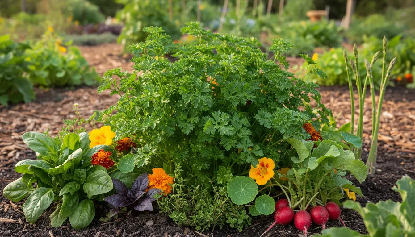 Co Sadzić Obok Pietruszki?