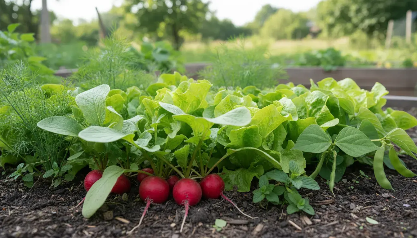 Co sadzić obok rzodkiewki?