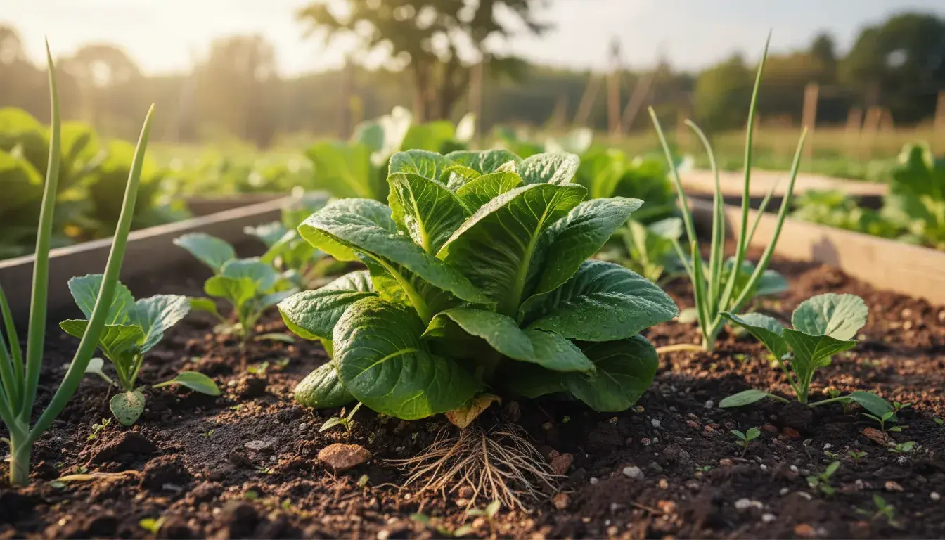 Jak sałata wpływa na sąsiednie rośliny?