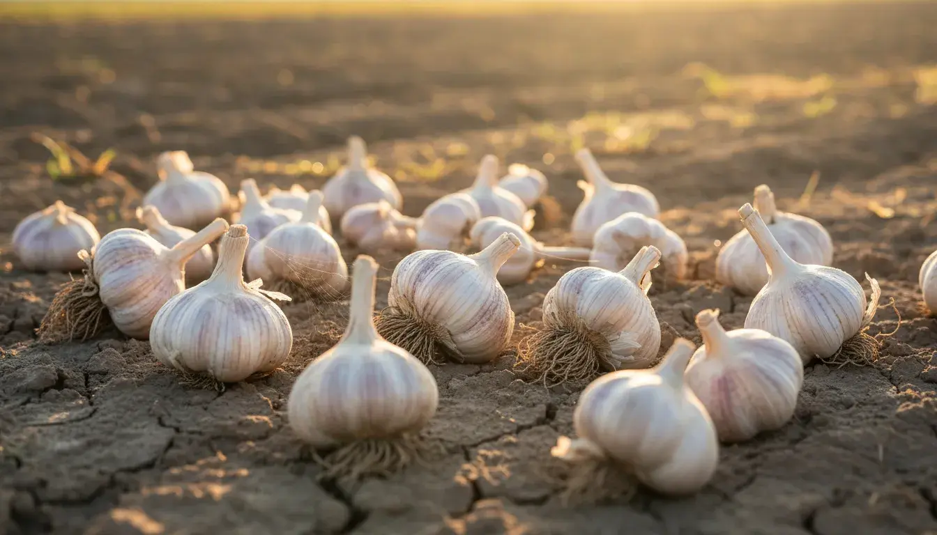 Kiedy i jak wykopać czosnek, by nadawał się do suszenia?