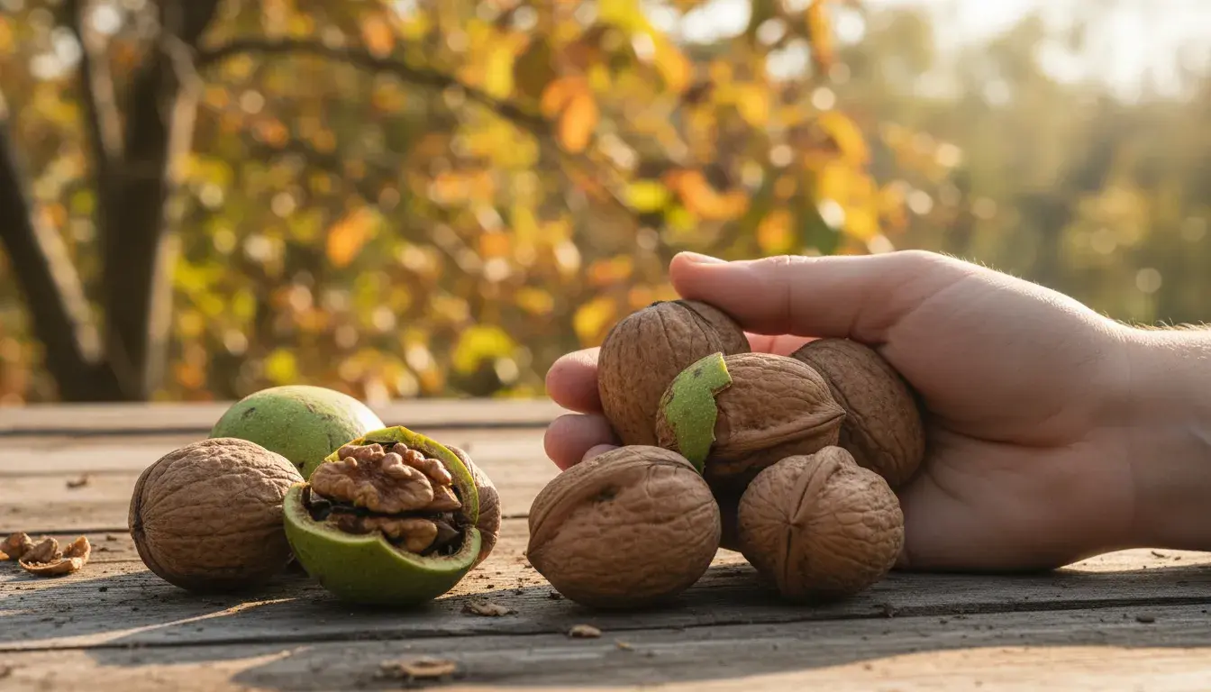 Kiedy i jak zbierać orzechy włoskie do suszenia?