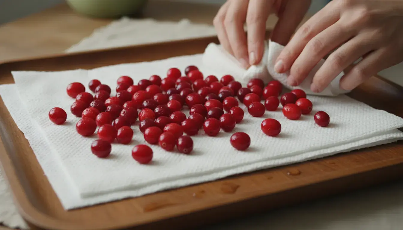 Jak przygotować żurawinę do suszenia?