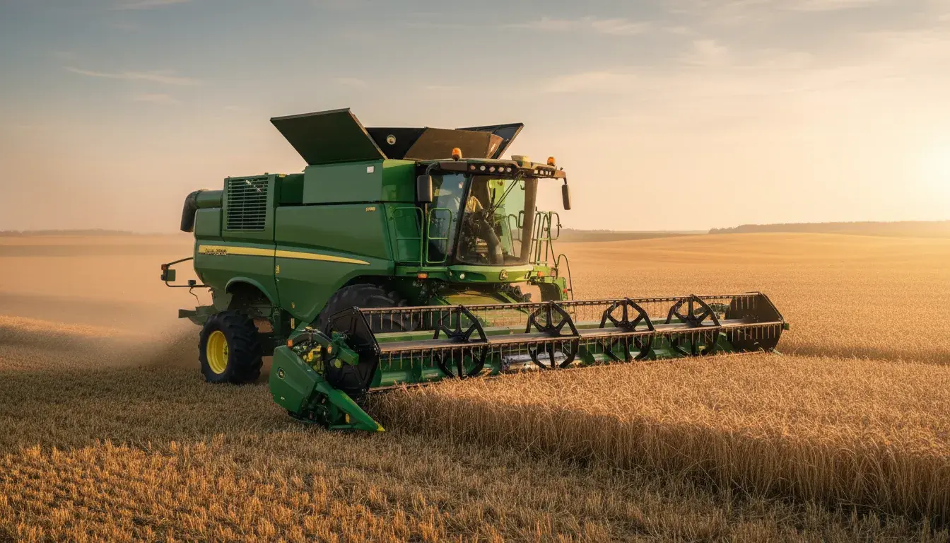 Co wyróżnia kombajny John Deere?