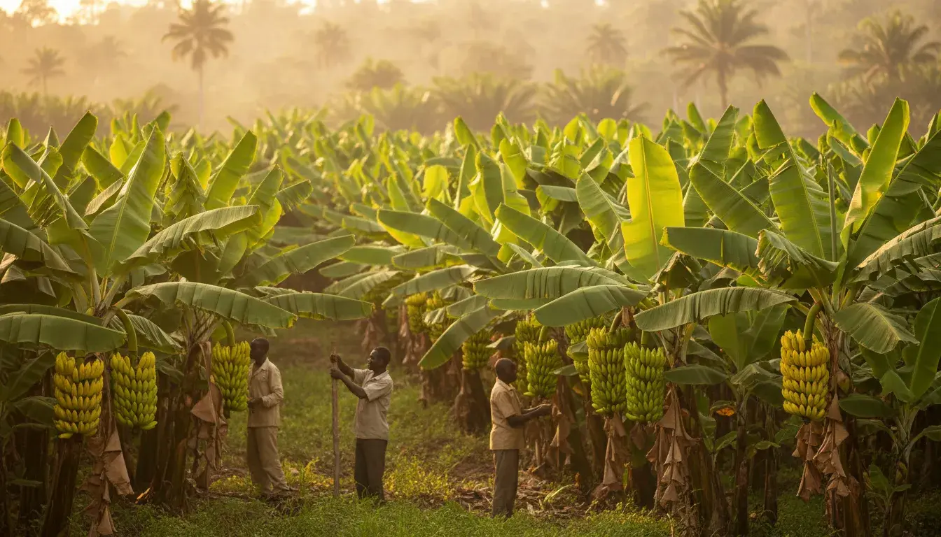 Uprawa Bananów W Kamerunie