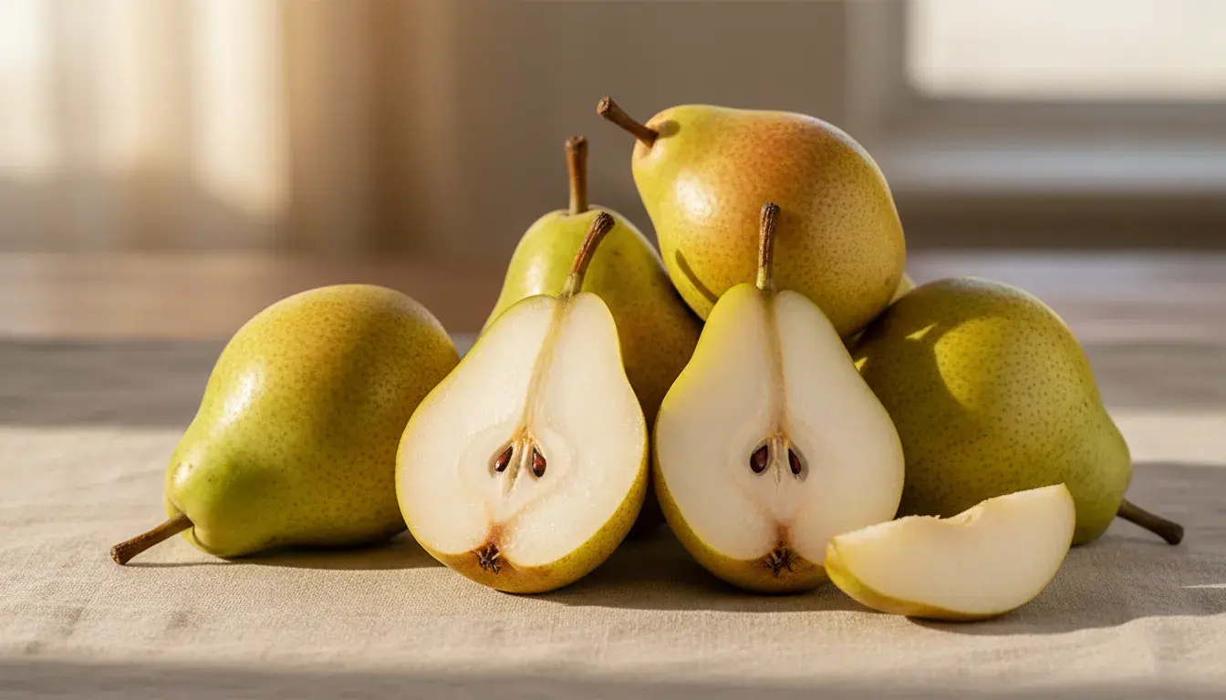 Ile kalorii zawiera gruszka w przeliczeniu na 100 g?