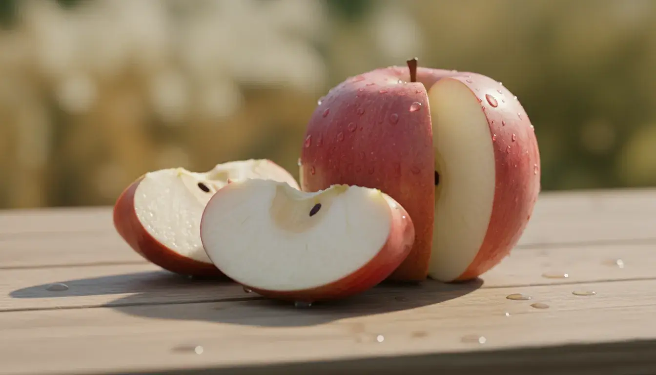 Ile kilokalorii przypada na 100 gramów świeżego jabłka?