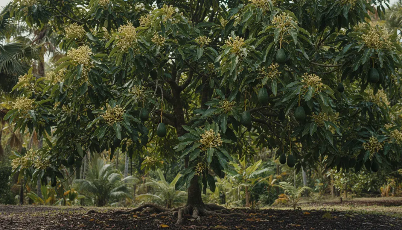 Jak rośnie awokado w naturze?