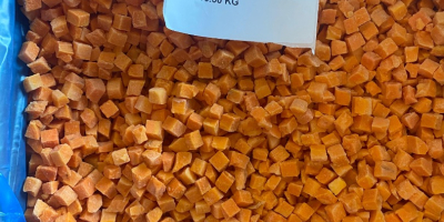 mrożone kostki marchewkowe najwyższej jakości 10*10