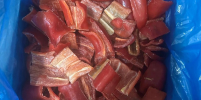 Mrożona czerwona papryka, paski, sprzedaję 20 000 kg, pakowane