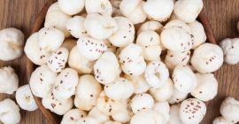 wickr .... meshi1 Makhana jest dmuchanym nasionem lotosu, znanym