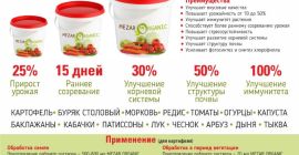 Применение органического продукта Mezar Organic для овощей и бахчевых