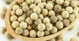 Nazwa produktu Ziarna białego pieprzu Nazwa botaniczna Fructus piperis