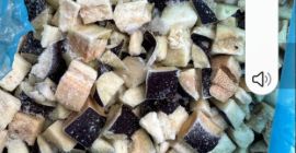 Bakłażan mrożony kostka 20x20 Sprzedam cena do uzgodnienia