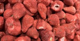 Owoce liofilizowane Truskawka -16$ kg Eksport na cały świat