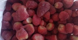 Mrożone truskawki pierwszej klasy o najlepszej jakości i spełniające