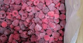 Sprzedam - maliny mrożone metodą szokową (IQF) Ilość: 60