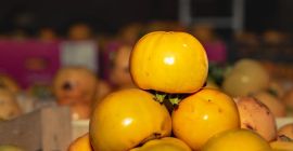 Suszona persymona – naturalnie słodka, bez dodatku cukru: •