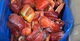 Mrożona czerwona papryka, paski, sprzedaję 20 000 kg, pakowane